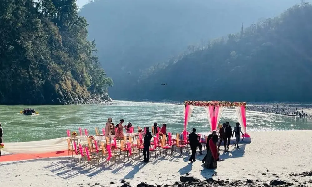 Destination wedding in rishikesh